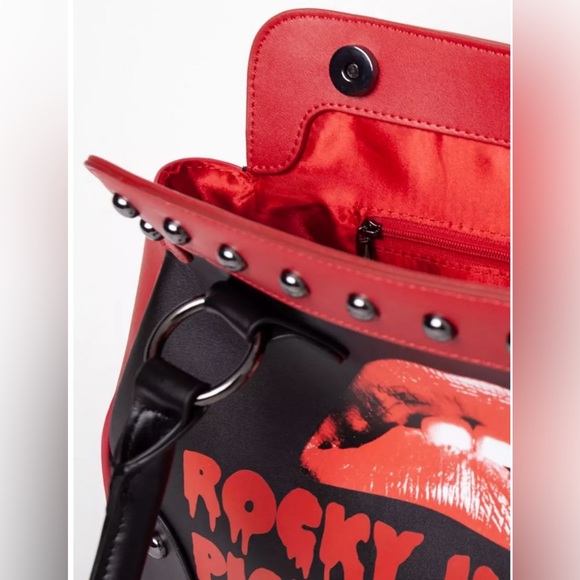 Rock Rebel Rocky Horror Picture Show Studded Satchel Bag - Picture 5 of 5